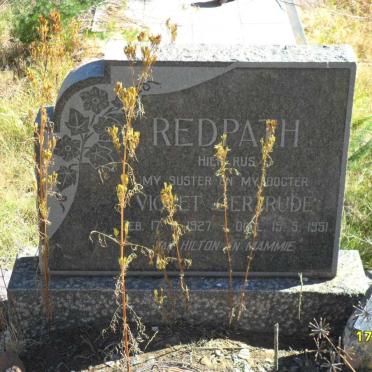 REDPATH Violet Gertrude 1927-1951