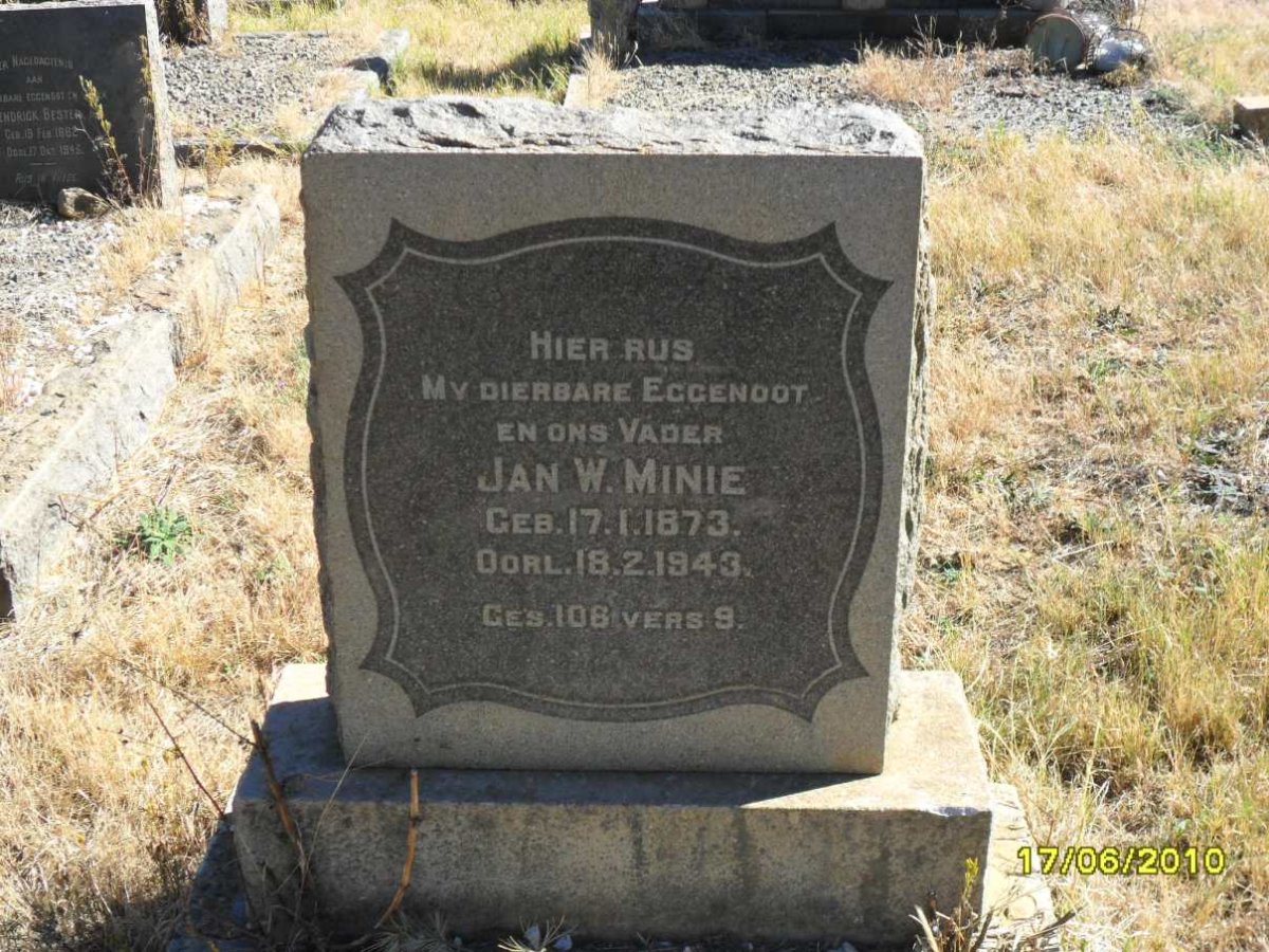 MINIE Jan W. 1873-1943