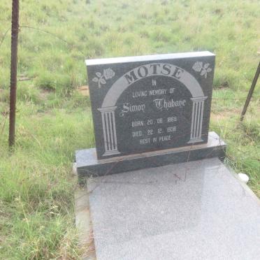 MOTSE Simon Thabane 1869-1938