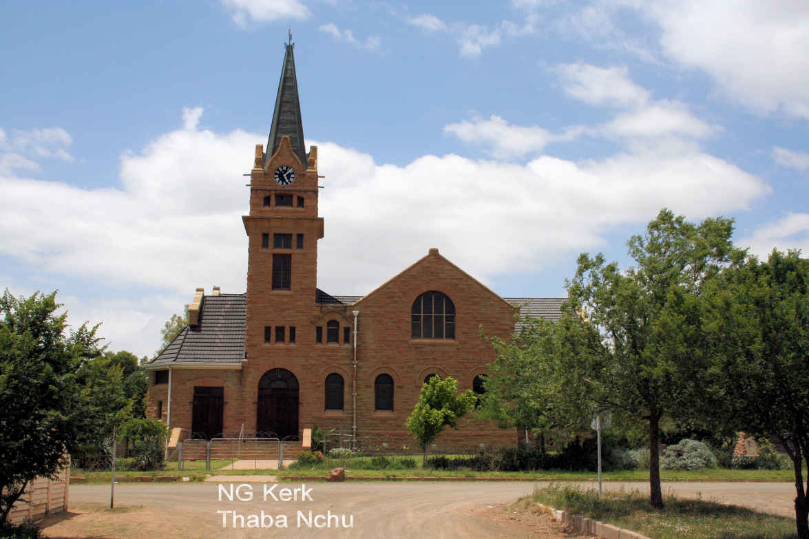 1. N.G. Kerk, Thaba Nchu