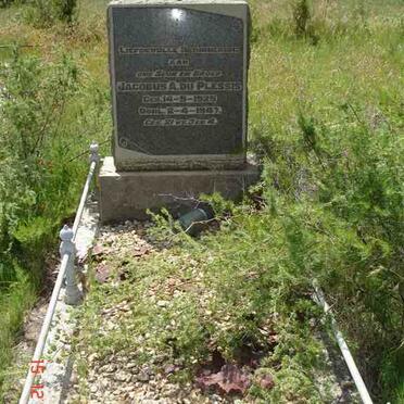 PLESSIS Jacobus A., du 1925-1947