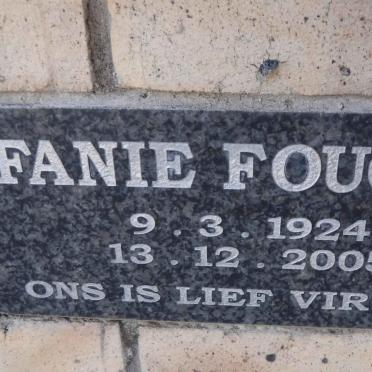 FOUCHE Fanie 1924-2005