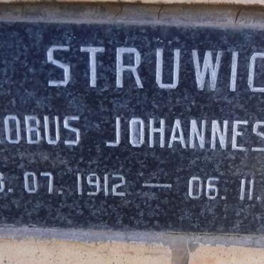 STRUWIG Jacobus Johannes Louw 1912-2008