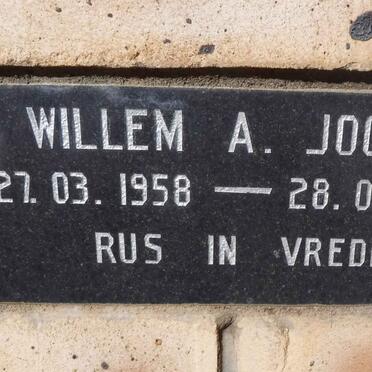 JOOSTE Willem A. 1958-2008
