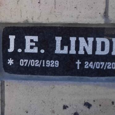 LINDE J.E. 1929-2017