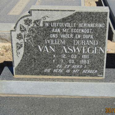 ASWEGEN Willem Durand, van 1911-1983