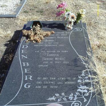 BERG Johannes Nicolaas, van den 1959-2005 &amp; Christa MEYER 1959-