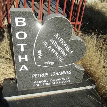 BOTHA Petrus Johannes 1947-2006
