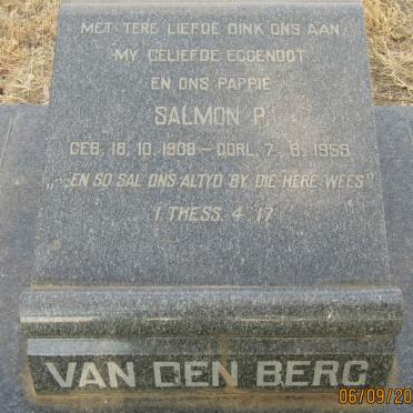BERG Salmon P., van den 1908-1959