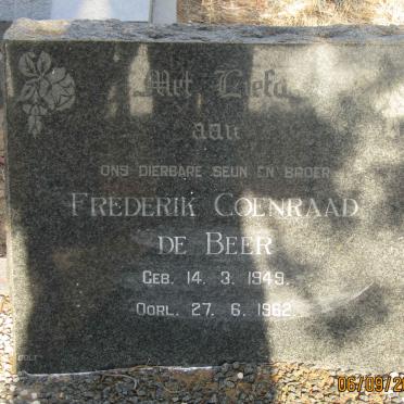 BEER Frederik Coenraad, de 1949-1962