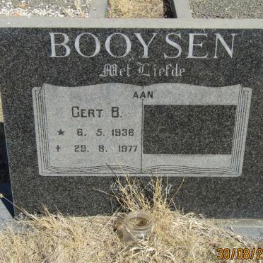 BOOYSEN Gert B. 1936-1977