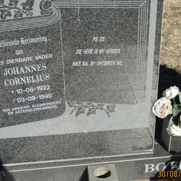 BOTHMA Johannes Cornelius 1923-1999