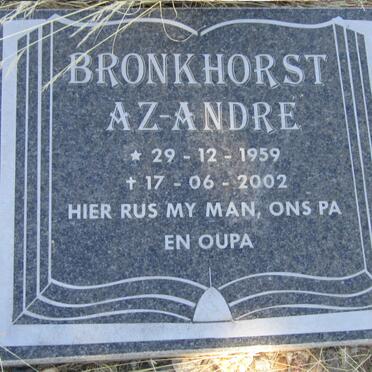BRONKHORST Andrias Zacharias 1959-2002 