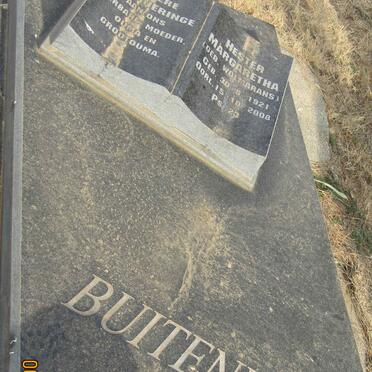 BUITENDACH Hester Margaretha nee WOLMARANS 1921-2008