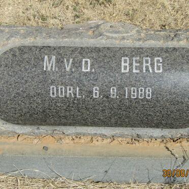 BERG M., v.d. -1988