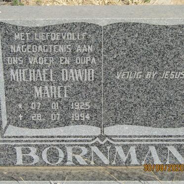 BORNMAN Michael Dawid Maree 1925-1994