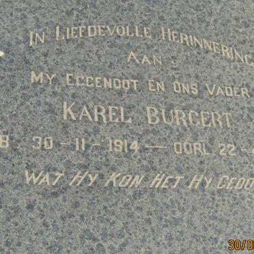 BEHR Karel Burgert 1914-1968