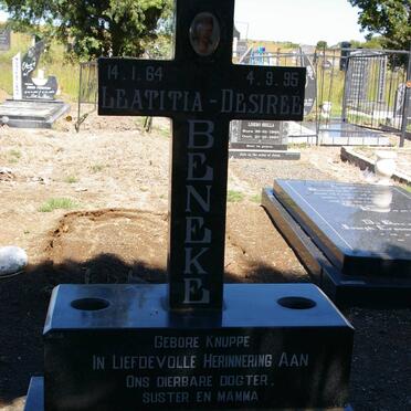 BENEKE Leatitia Desireé nee KNUPPE 1964-1995