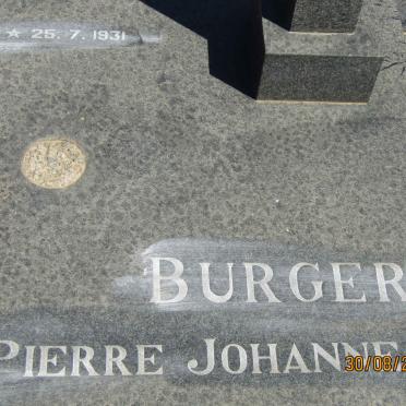 BURGER Pierre Johannes 1931-1972