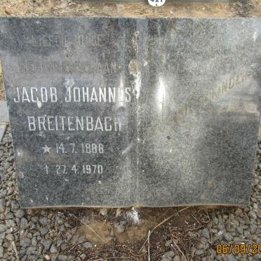 BREITENBACH Jacob Johannes 1888-1970