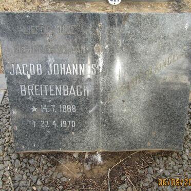 BREITENBACH Jacob Johannes 1888-1970