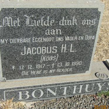 BONTHUYS Jacobus H.L. 1917-1990