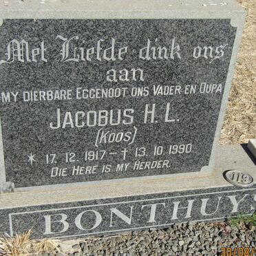 BONTHUYS Jacobus H.L. 1917-1990
