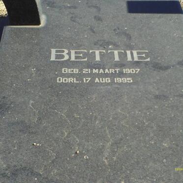 BURGER Bettie 1907-1995