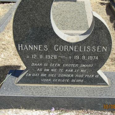 CORNELISSEN Hannes 1928-1974