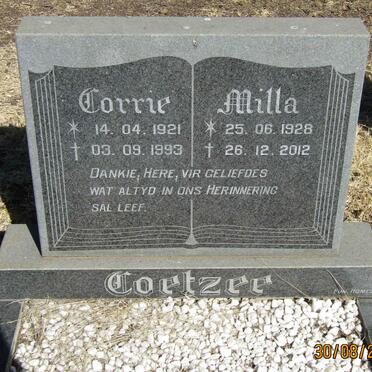 COETZEE Corrie 1921-1993 :: COETZEE Milla 1928-2012