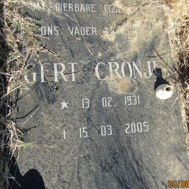 CRONJE Gert 1931-2005