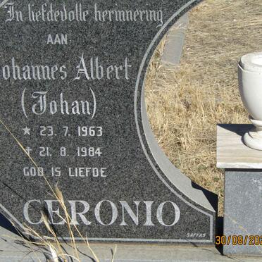 CERONIO Johannes Albert 1963-1984