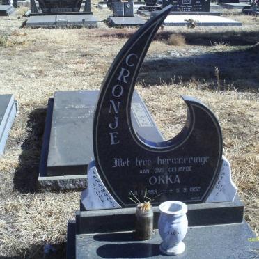 CRONJE Okka 1963-1992