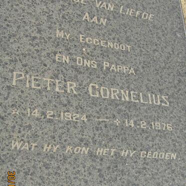 CORNELIUS Pieter 1924-1976