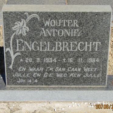 ENGELBRECHT Wouter Antonie 1934-1984
