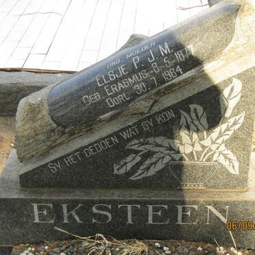 EKSTEEN Elsje P.J.M. nee ERASMUS 1877-1964
