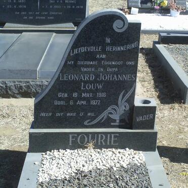 FOURIE Leonard Johannes Louw 1916-1977