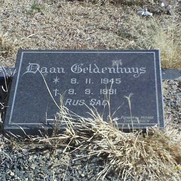 GELDENHUYS Daan 1945-1991