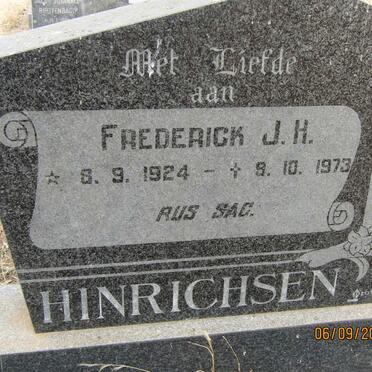 HINRICHSEN Frederick J.H. 1924-1973