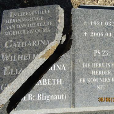 HAVENGA Willem Adolf Roux 1903-1987 &amp; Catharina Wilhelmina Elizabeth BLIGNAUT 1921-2006