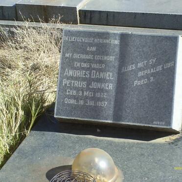 JONKER Andries Daniel Petrus 1922-1957