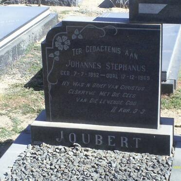 JOUBERT Johannes Stephanus 1892-1969 &amp; Johanna Dolphina PRETORIUS 1906-1968