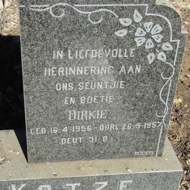 KOTZE Dirkie 1956-1957