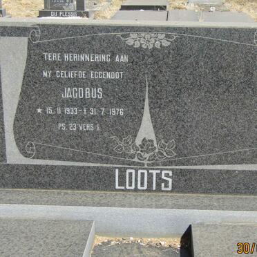 LOOTS Jacobus 1933-1976