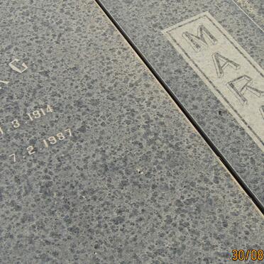 MARAIS Izak C. 1914-1987 &amp; Anna C.C. 1931-