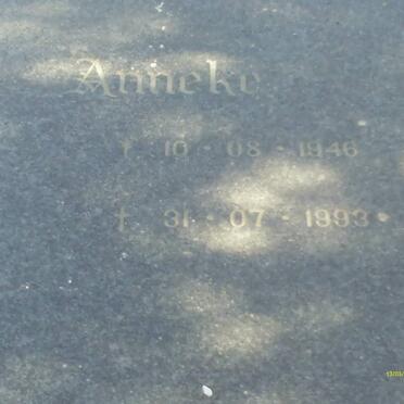 MARAIS Anneke 1946-1993