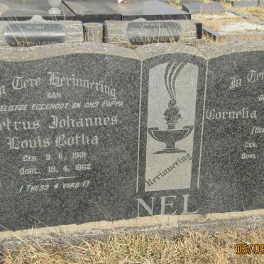 NEL Petrus Johannes Louis Botha 1901-1962 &amp; Cornelia Margaretha VAN WYK 1904-1997