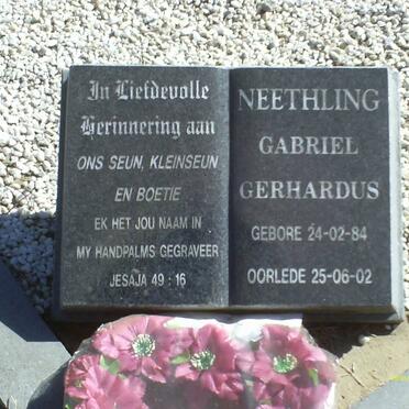 NEETHLING Gabriel Gerhardus 1984-2002