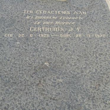 NEL Gertruida J.E. 1928-1970