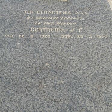 NEL Gertruida J.E. 1928-1970